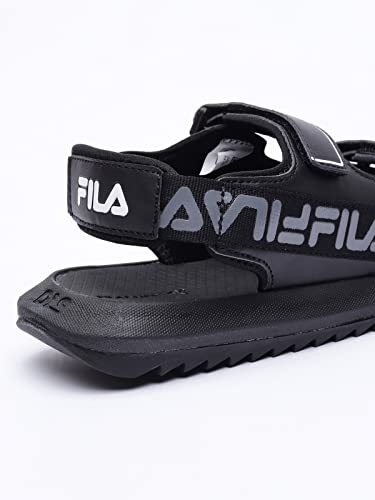 Image of Fila Unisex BLK GARRAMO Plus Sandals 3
