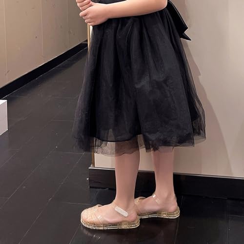 Jelly Sandals for Girls Closed Toe Princess Summer Mary Jane Shoes Little Girl Kids Toddler Casual Beach Flat Sandal 5