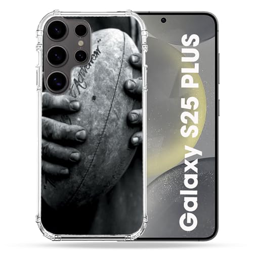 Coque robuste Galaxy S25 Plus rugby vintage pour éviter les bris d'écran