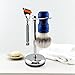 Parker Safety Razor, The Adjust-O-Stand, Adjustable Safety Razor & Shave Brush Stand, Simple to Customize to fit Any Size Shave Brush - PATENT PENDING