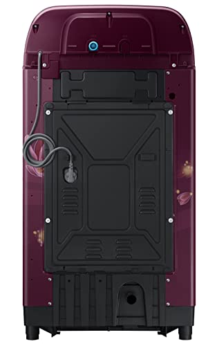 Image of Samsung 8 Kg 5 Star Inverter Fully-Automatic Top Loading Washing Machine Appliance (WA80T4560BM /TL, Magnolia Plum, Activ Wash+ Technology)