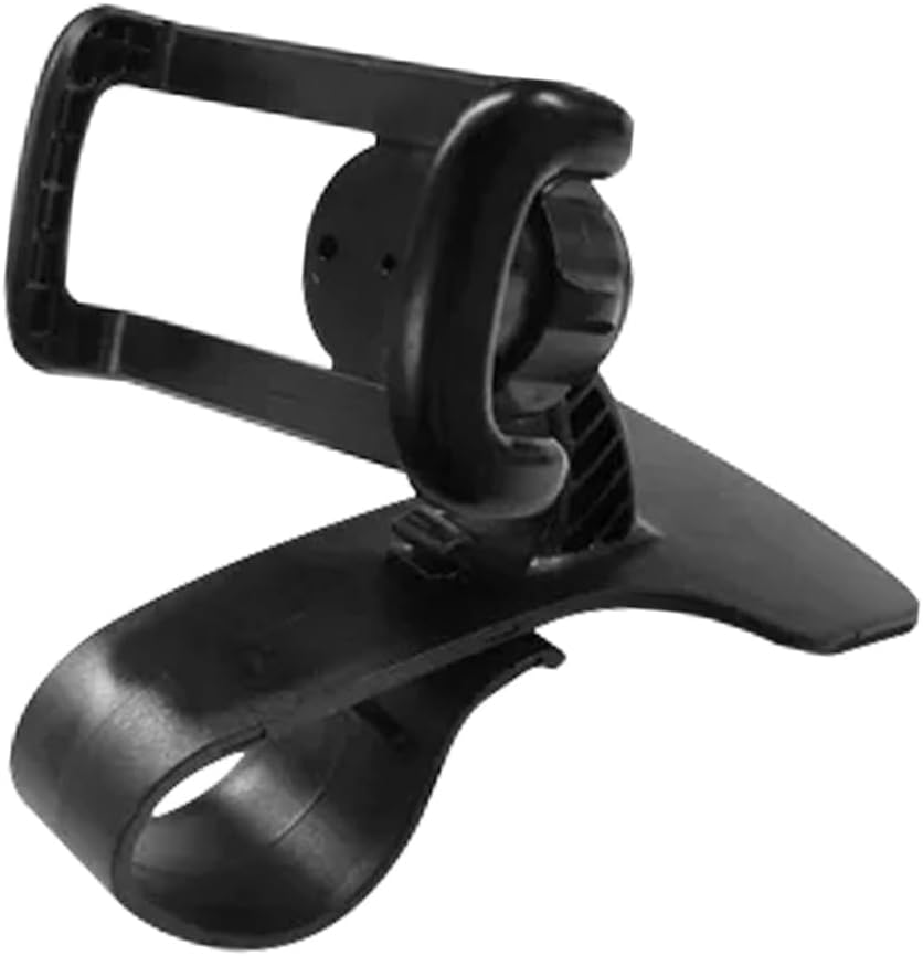 360 Degree Rotation Car Phone Holder, Adjustable Car Dashboard Smartphone Mount, Non-Slip Auto Interior Air Vent Mobile Phone Bracket for Navigation, GPS (Black)