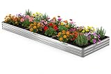 Tegarbed 12x4x1FT Galvanized Raised Garden Bed