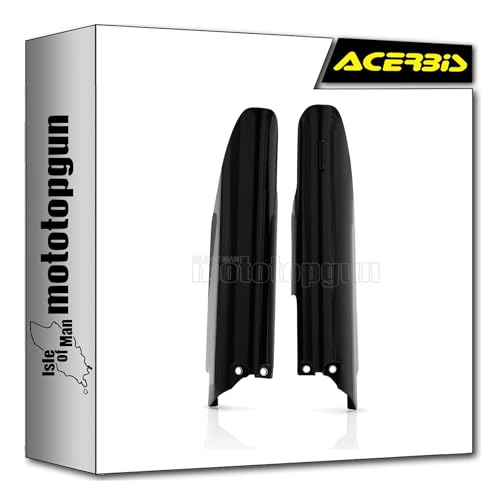 Couvercle de fourche Acerbis noir pour Suzuki RM-Z 250 de 2007 à 2018 Mototopgun