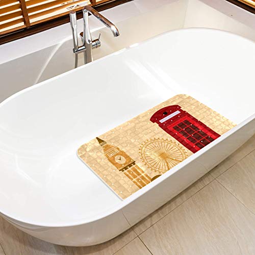 Tapis de baignoire bébé à ventouses et drainage efficace