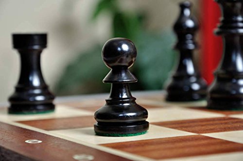 The Championship Chess Set - Pieces Only - 3.75" King (Ebonized Boxwood) #TOP7