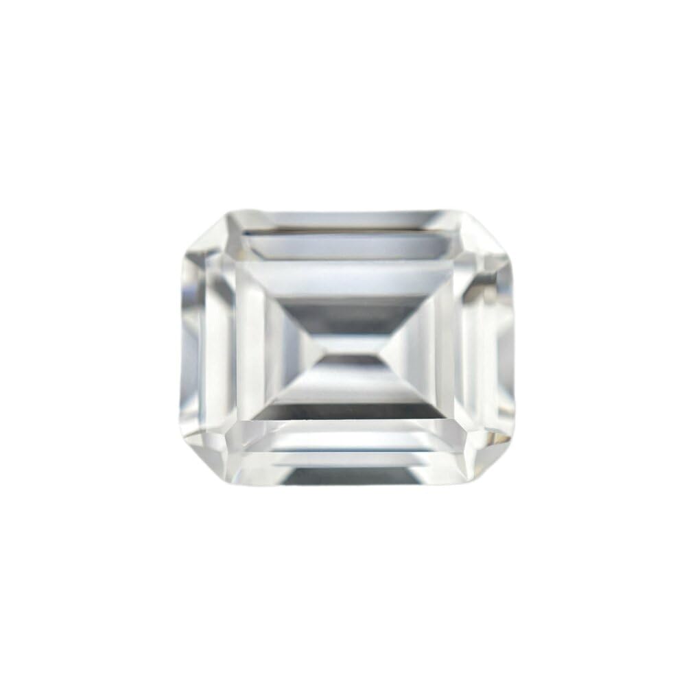 Emerald Cut 3x5-10x14mm Loose Cubic Zirconia Stones 5A White Clear Color CZ Gemstones Synthetic For Jewelry