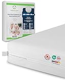 Sensalou Matratzenbezug 140 x 200 x 15 cm Wasserdicht und Milbendicht als Encasing gegen Hausstaubmilben und Bettwanzen, Geräuschloser Matratzenschutz für Allergiker mit Reißverschluss