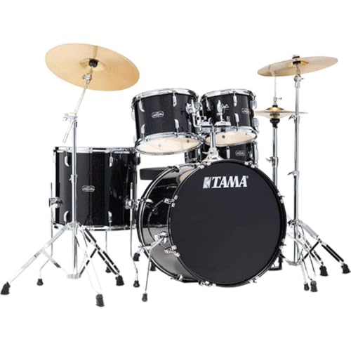 Tama Stagestar ST52H5C 5-piece Complete Drum Set - Black Night Sparkle