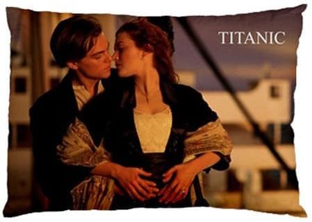 Custom New Jack and Rose Titanic Movie Pillow Case Cover Bedding Pillowcases 20"x30" Two Sides Pillow Case Cushion Case Cover
