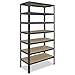 shelfplaza® 230x90x40cm HOME Scaffale metallo per carichi pesanti antracite con 7 ripiani con 125kg capacità di carico/Scaffali in metallo per garage come scaffali per ripostiglio o officina