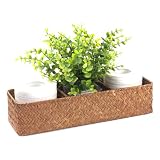 DOKOT Toilet Tank Basket,Toilet Paper Basket, Bathroom Baskets for Organizing , Toilet Basket Tank T