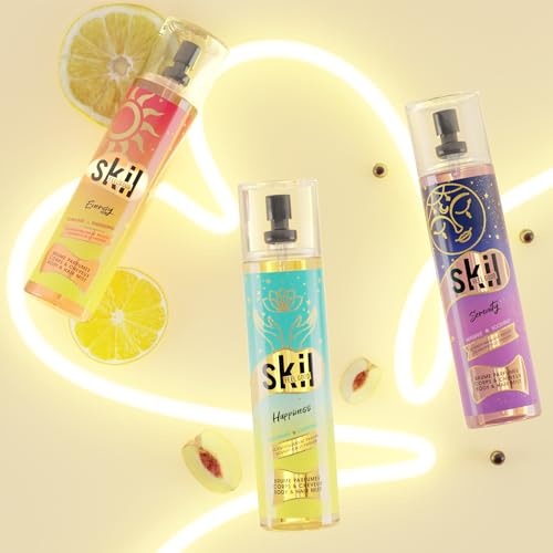 SKIL - Brume Parfumée Femme HAPPINESS - Collection Feel Good - Parfum Rose Vanille - Flacon Vaporisateur 250 ml - Fabriqué en France à Grasse – vue 7