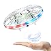 Mini Drônes pour Enfants UFO Mini Drone Enfant UFO de Lumières Colorées Jouet Hélicoptères Drone Flying Jouet Volant Jeux Exterieur Interieur Cadeau d'anniversaire Garcon Fille 3 4 5 6 7 8 Ans(Blanc)