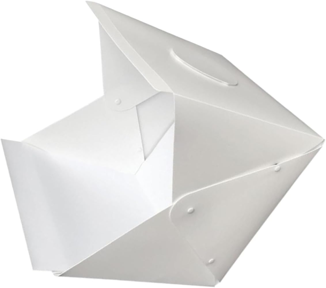 Portable 40cm Folding Small Photo Light Box with LED Dual Light Strips and 2-Color Backdrops, Compact Photography Tent for Product Shooting and Studio Use