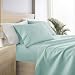 Beckham Hotel Collection Luxury Soft Brushed Microfiber 4 Piece Bed Sheet Set Deep Pocket - Cal. King - Aqua