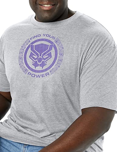 T-shirt Marvel imprimé panthère col rond manches courtes - 3