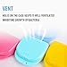 Y-Kelin 2 PCS Retenedor de ortodoncia Contenedor Retenedor Caja de dentadura parcial...