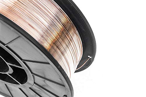Filo di saldatura in rame, rotolo di peso 5 kg, diametro del filo 0,8 mm ER70S-6