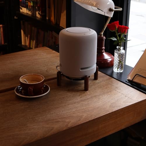 Support Echo Studio en bois avec isolation des vibrations pour enceinte - 4