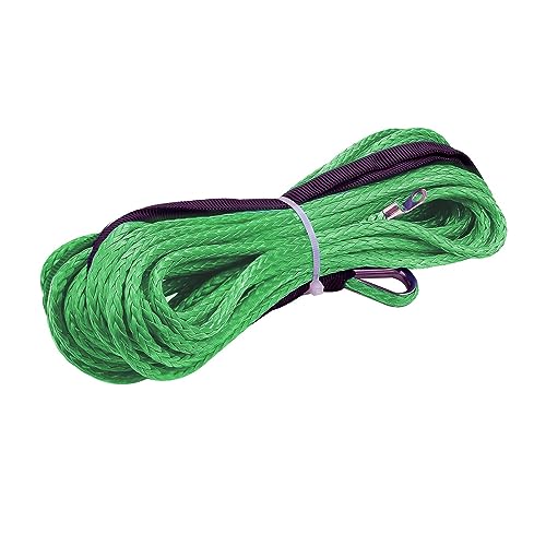 Cuerda de cabrestante sintético para evitar roturas peligrosas de cables metálicos en coches