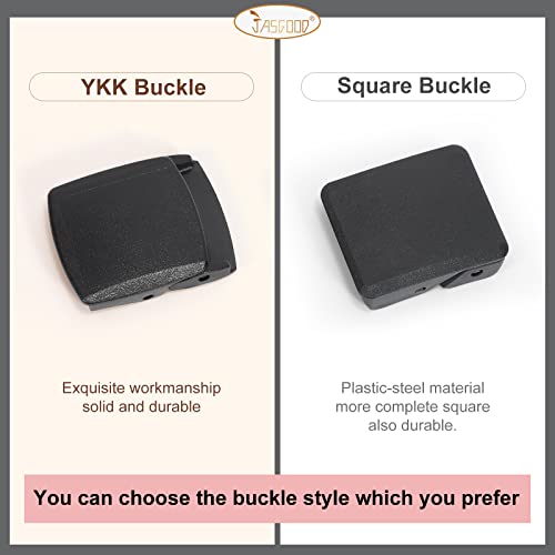 Image of Travel Security Money Belt with Hidden Money Pocket - Cashsafe Anti-Theft Wallet Unisex Nickel free Nylon Belt by JASGOOD
