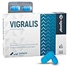 Vigralis, Vasodilatatore FORTE - Testosterone uomo con Maca, Arginina, Taurina, Zinco e vitamina B6. Vigralis Uomo Effetto immediato, Booster Stimolante Naturale per Forza, Energia e Resistenza