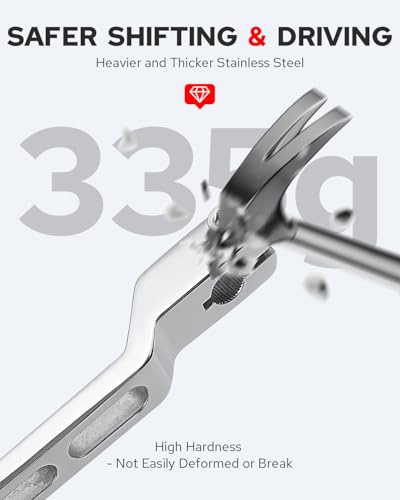 Image of Benlari Heel Toe Shifter Pegs, 304 Stainless Steel Shifter Lever Pegs Fit for Harley Touring Street Glide Road Glide Road King Electra Glide 1988-2024, FL Softail 1986-2017, Trike 2008-2024, Chrome