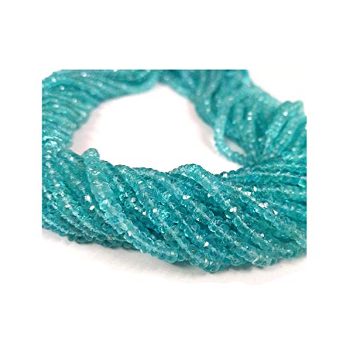 Apatite naturelle perles rondes 3-4mm finissez vos colliers en pierres authentiques sans défaut