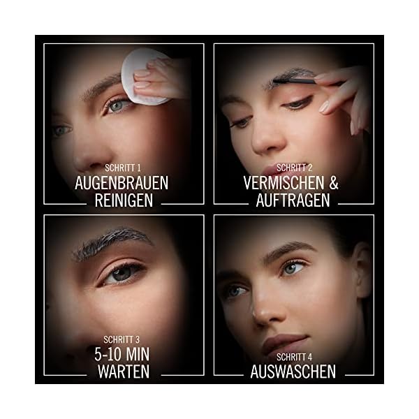 Syoss Augenbrauen Kit Augenbrauenfarbe 6-1 Dunkelblond Stufe 3 (17 ml), Augenbrauen färben für einen natürlichen Look und ein langanhaltendes Ergebnis – Bild 7