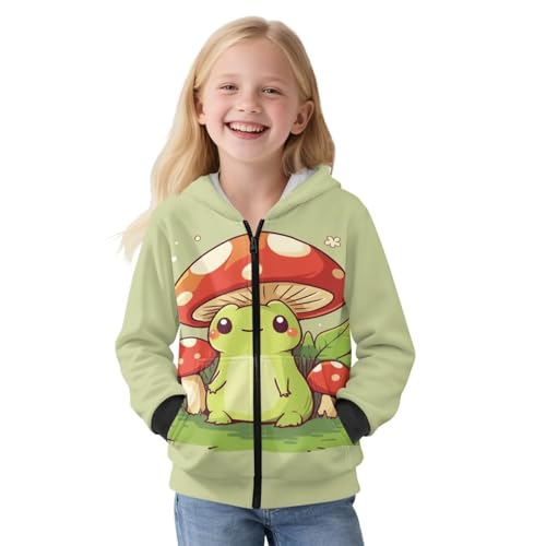 Zip Up Hoodies for Boys Girls Athletic Jackets Long Sleeve Zipper Sweatshirts with Pocket Activewear4