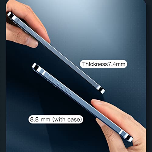 Coque de téléphone en métal anti-rayure avec dos transparent pour protéger l'objectif iPhone 13 Pro - 6