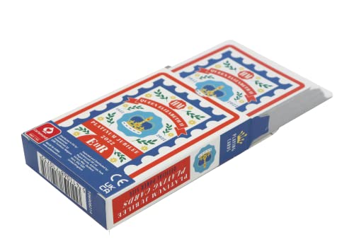 Royal Flush Queen's Commemorative Playing Cards - Twin Deck of Platinu… &mdash; image 3