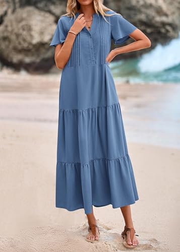 Image of KIRUNDO Summer Maxi Dresses for Women 2026