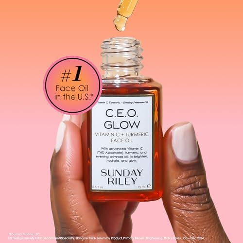 Sunday Riley C.E.O. Glow Vitamin C & Turmeric Face Oil, 0.5 Fl Oz - 2