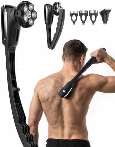 Amazon.com : VIKICON Electric Back Shaver for Men w/Long Handle, 6D ...