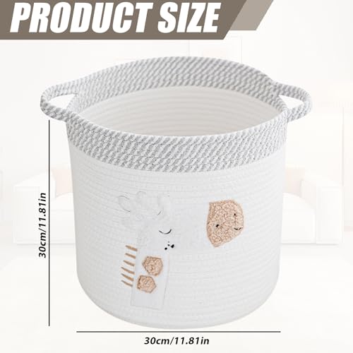 Panier à linge bebe chevreuil idéal sur la table à langer