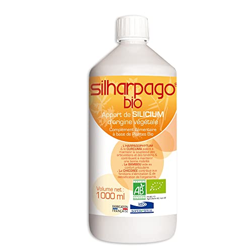 Silharpago Bio 1000 ml : Complément articulation au silicium et harpagophytum