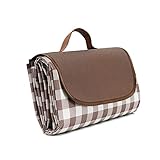 Picnic Blanket Beach Blanket Portable Outdoor Beach Picnic Mat, Waterproof and Sand-Proof, Suitable...