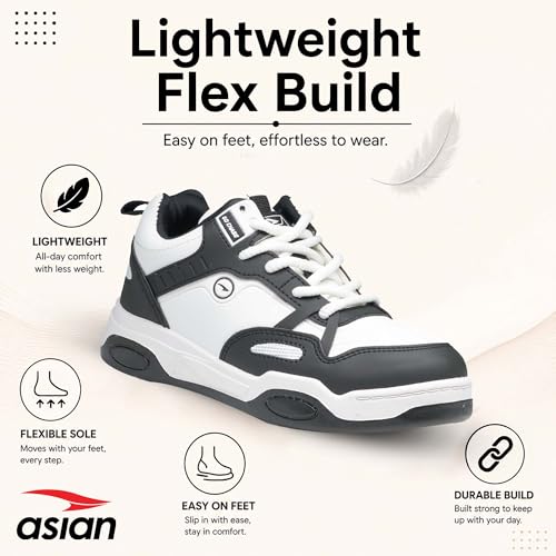 Image of ASIAN Men's Vegas-11 Sneakers | Lightweight Walking Sneakers for Men | Cushioned Sneakers for Daily Use, Office, & Travel