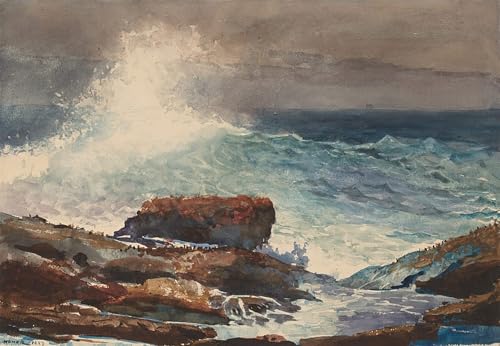 Affiche Winslow Homer Scarboro Maine decoration murale salon abstraite
