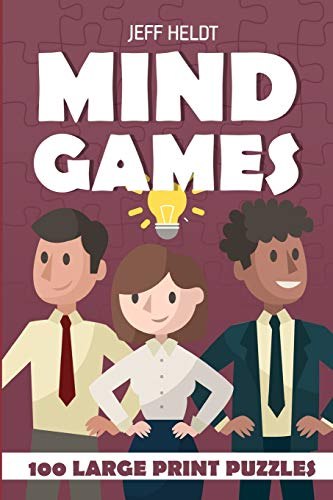 Mind Games: Slash Pack Puzzles - 100 Large Print Puzzles (Logic Puzzles And Teasers)