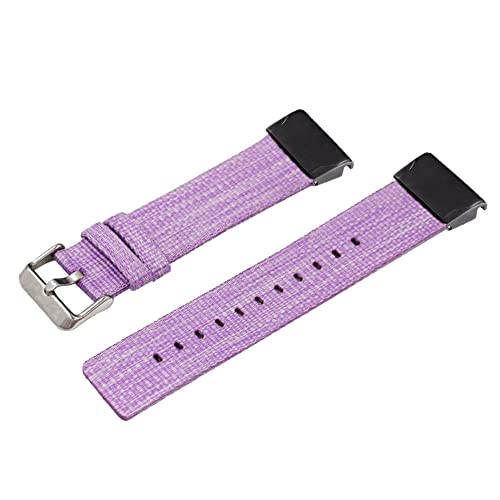 Correa Garmin Fenix 6X Pro de nailon resistente 26mm ajustable 5