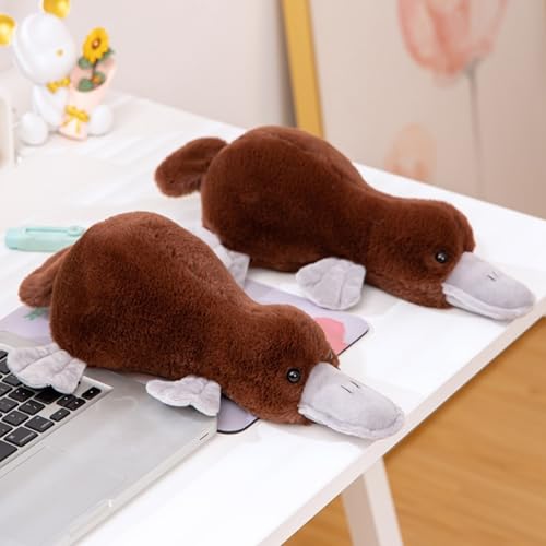 champracer Schnabeltier Kuscheltier Plüschtier Ente Kuscheltier Simuliertes Plüsch-Schnabeltier Puppe Geschenke für Kinder