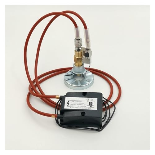Waste Oil Burner System Kits Siphon Full Cone Oil Nozzle Air Atomizing Sprayer 15KV Ignition Transformer Air Swirler of Burner (Color : with 3.5mm Nozzle)
