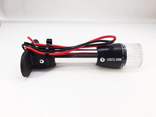 Miniatura 5 de Pactrade Marine Luz de poste redonda 5 '' H LED Luz de navegación