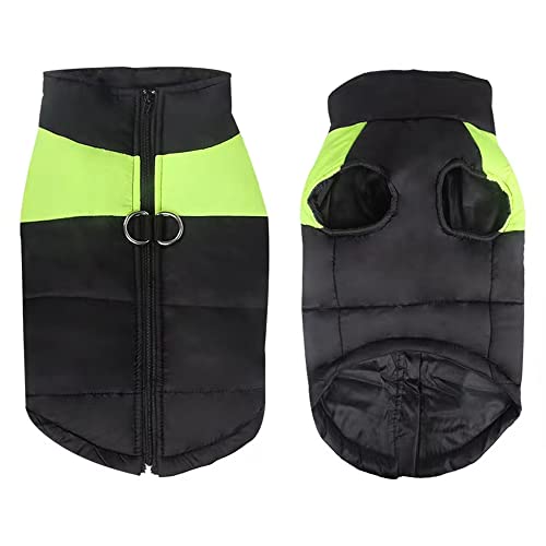 Feimax Dog Coat Waterproof Winter Warm Jacket Puppy Vest Outdoor Pet Windproof Apparel Dog Clothes For Cold Weather, Soft Padded Harness With D-Ring For Small Medium Large Dogs #TOP1