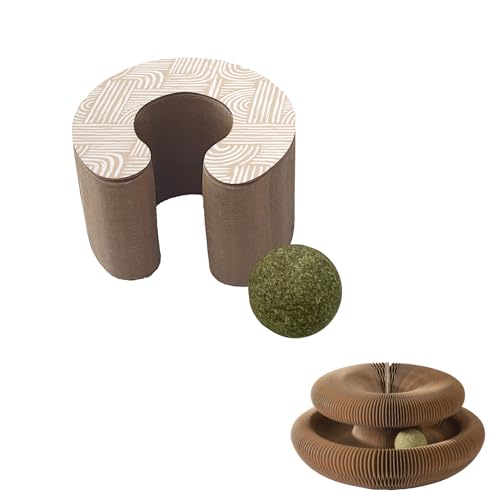 Love Story, Jouet Griffoir Magique Aimante avec Balle Herbe À Chat...