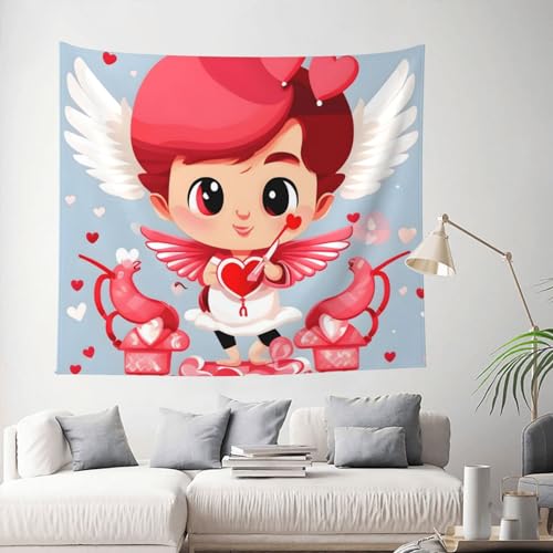 AthuAh Love Messenger Wall Decor Tapestry, Easy To Install, 60 X 51 Inches, *Perfect For Bedrooms, Dorm Rooms And More.2