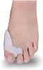 2 Pairs Silicone Toe Thumb Bone Protective Bunion With Roller Passing to Two Fingers